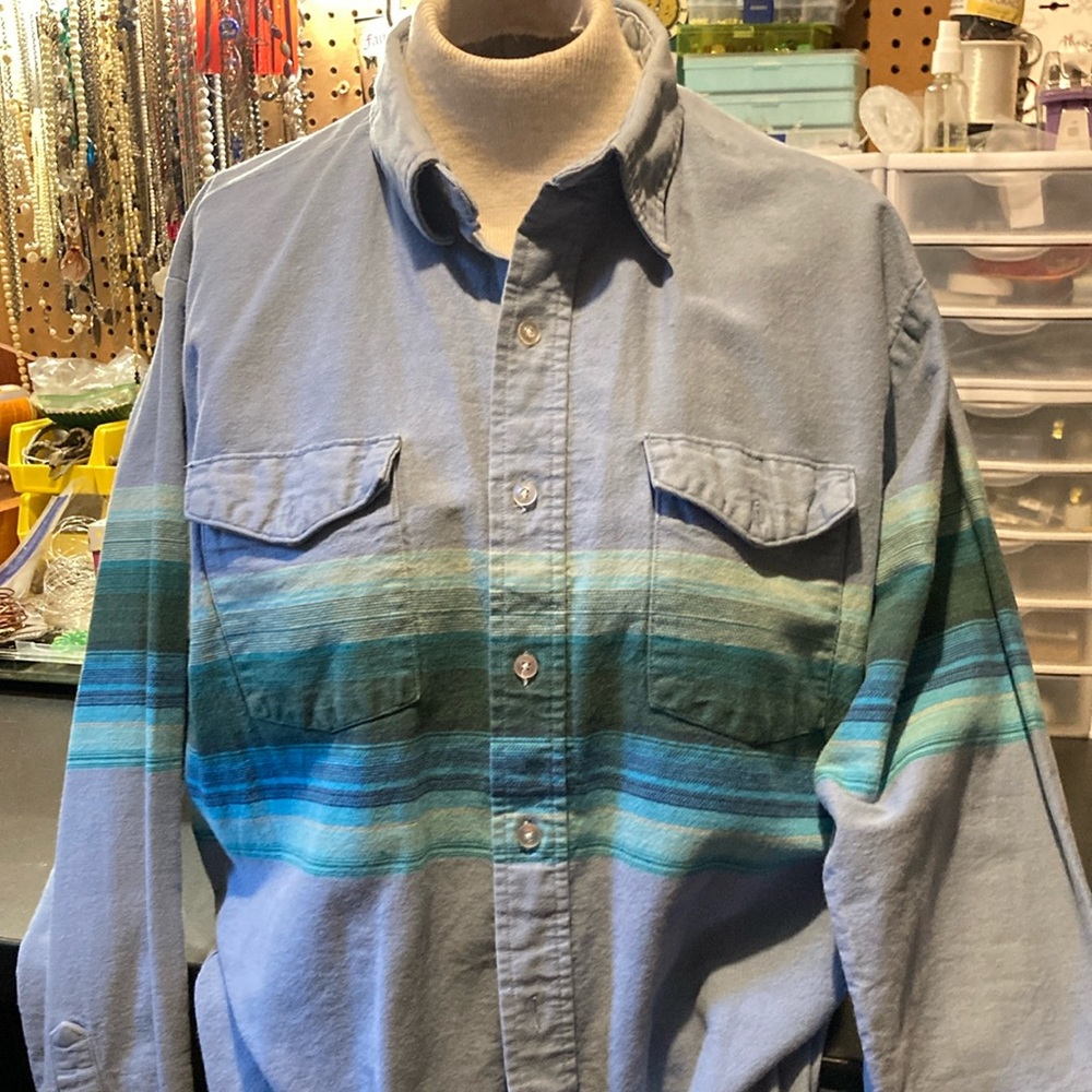 XL long sleeve Mens Work shirt made in USA